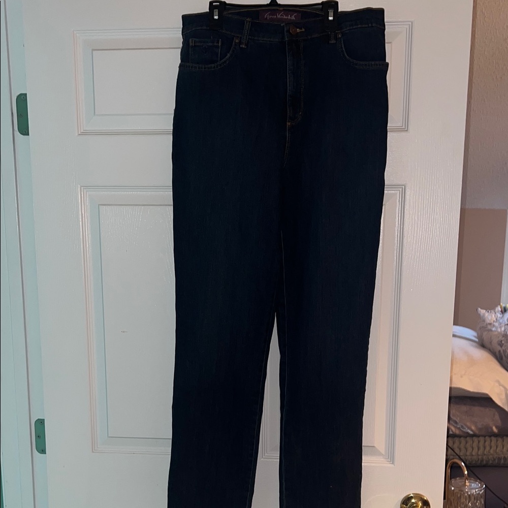 Gloria Vanderbilt Amanda Dark Blue Jeans